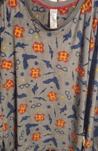 Harry Potter fuzzy pajama set